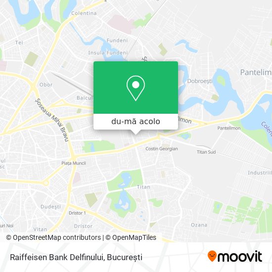 Hartă Raiffeisen Bank Delfinului