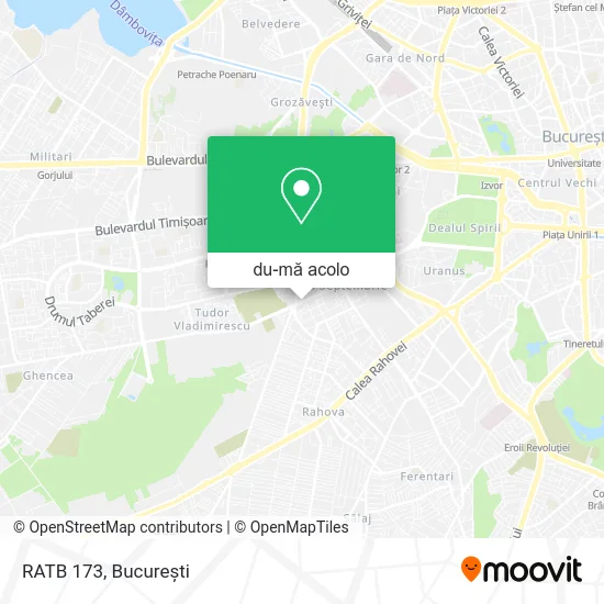 Hartă RATB 173