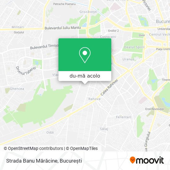 Hartă Strada Banu Mărăcine