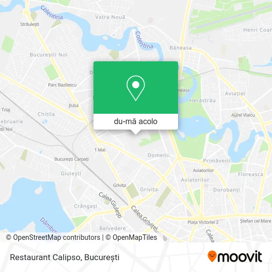 Hartă Restaurant Calipso