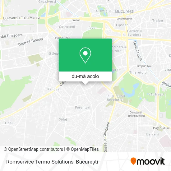 Hartă Romservice Termo Solutions