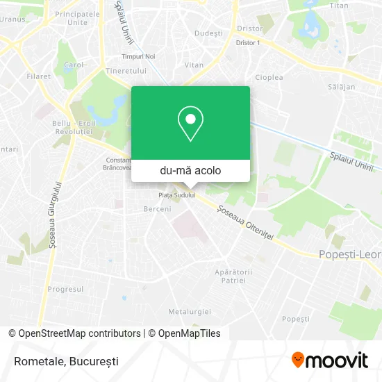 Hartă Rometale