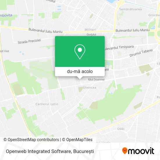 Hartă Openweb Integrated Software