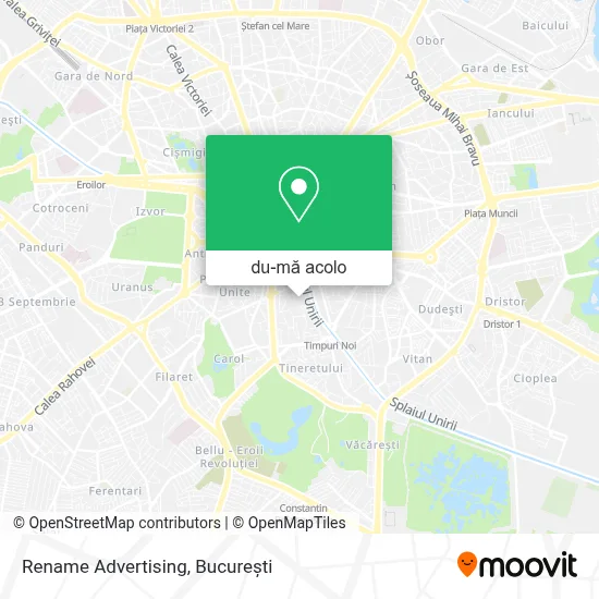 Hartă Rename Advertising