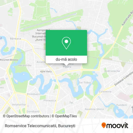Hartă Romservice Telecomunicatii