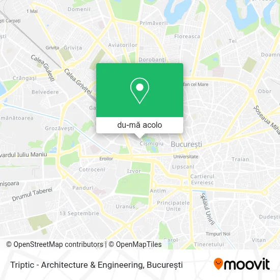 Hartă Triptic - Architecture & Engineering