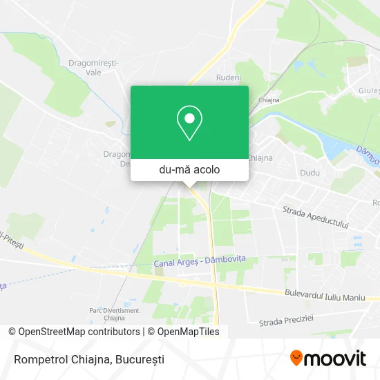 Hartă Rompetrol Chiajna
