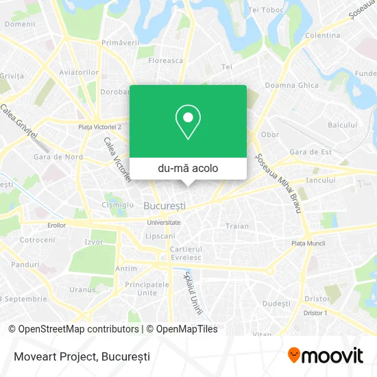 Hartă Moveart Project