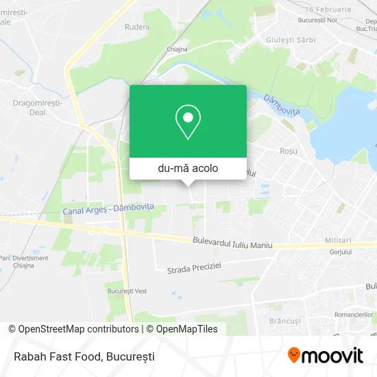 Hartă Rabah Fast Food