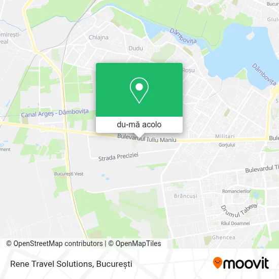 Hartă Rene Travel Solutions