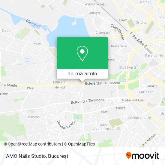 Hartă AMO Nails Studio