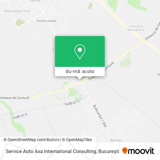 Hartă Service Auto Axa International Consulting
