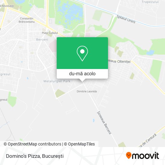 Hartă Domino's Pizza