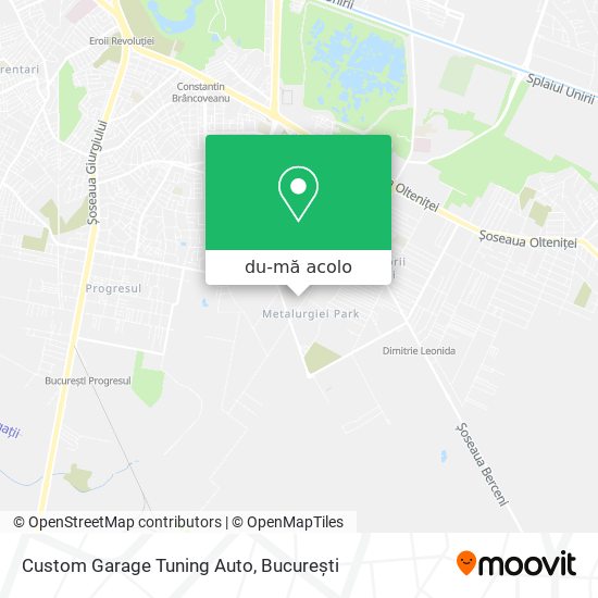 Hartă Custom Garage Tuning Auto