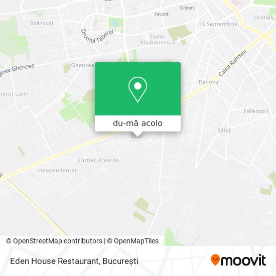 Hartă Eden House Restaurant