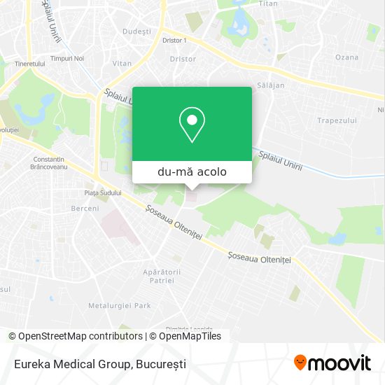 Hartă Eureka Medical Group