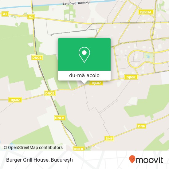 Hartă Burger Grill House