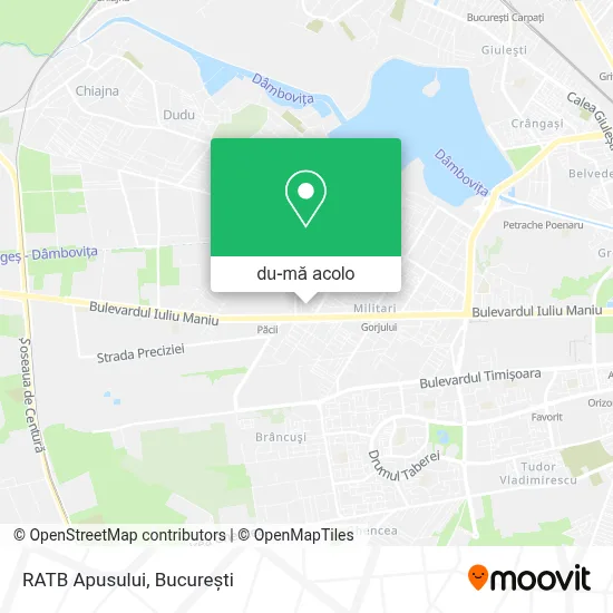 Hartă RATB Apusului