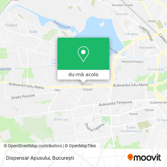 Hartă Dispensar Apusului