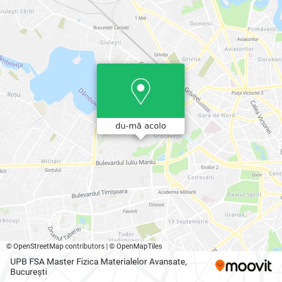 Hartă UPB FSA Master Fizica Materialelor Avansate