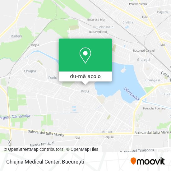 Hartă Chiajna Medical Center