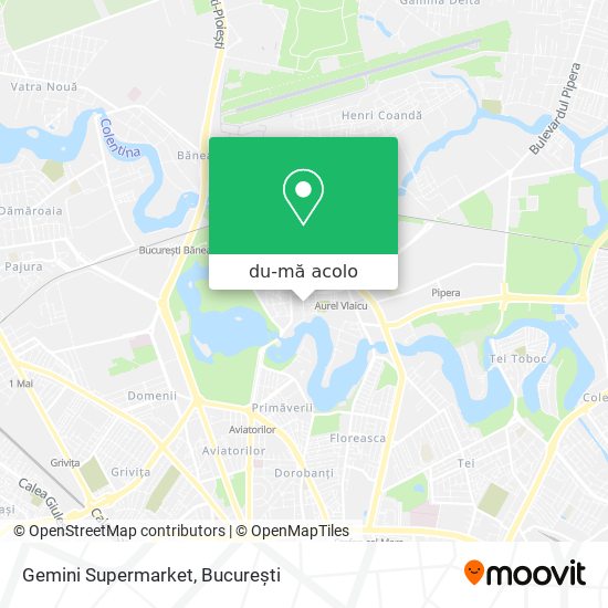 Hartă Gemini Supermarket
