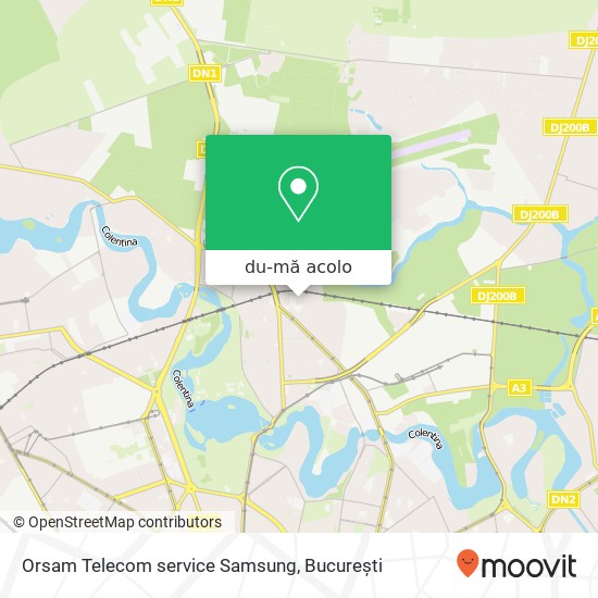 Hartă Orsam Telecom service Samsung