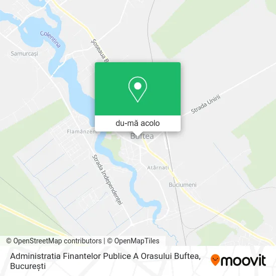 Hartă Administratia Finantelor Publice A Orasului Buftea