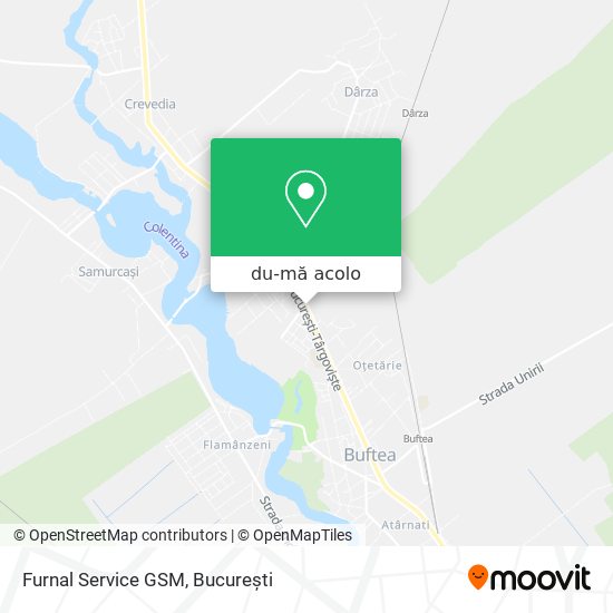 Hartă Furnal Service GSM