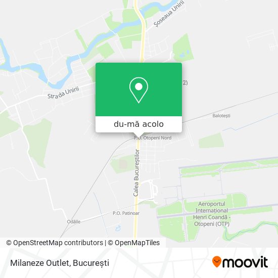 Hartă Milaneze Outlet