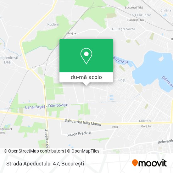Hartă Strada Apeductului 47