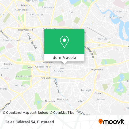 Hartă Calea Călărași 54