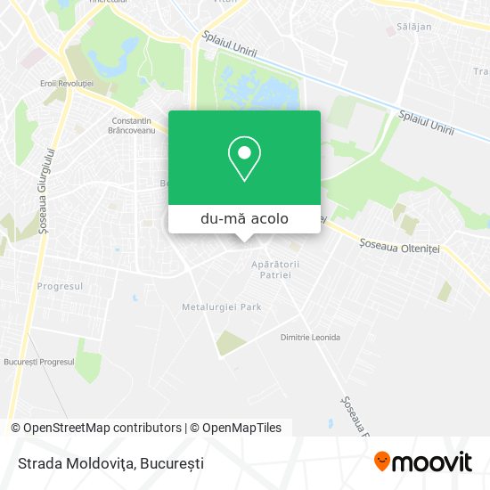 Hartă Strada Moldoviţa