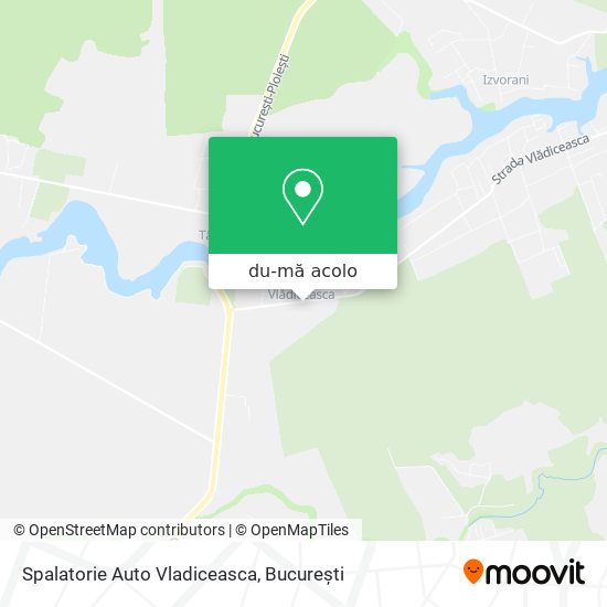 Hartă Spalatorie Auto Vladiceasca