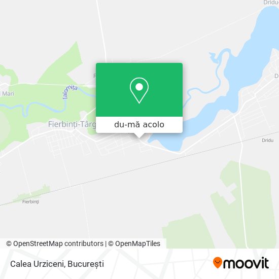 Hartă Calea Urziceni