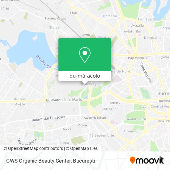 Hartă GWS Organic Beauty Center