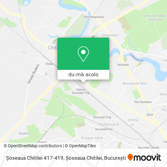 Hartă Șoseaua Chitilei 417-419, Șoseaua Chitilei