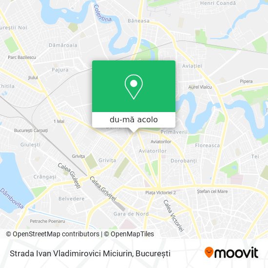 Hartă Strada Ivan Vladimirovici Miciurin