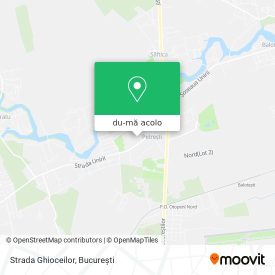 Hartă Strada Ghioceilor