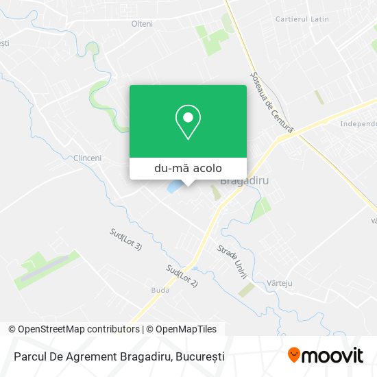 Hartă Parcul De Agrement Bragadiru