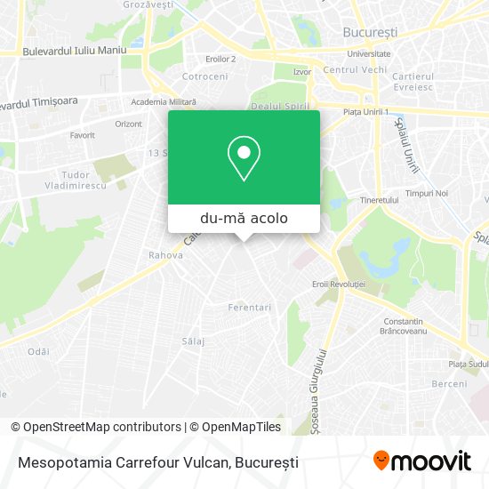 Hartă Mesopotamia Carrefour Vulcan