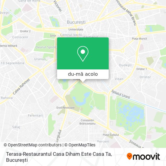 Hartă Terasa-Restaurantul Casa Diham Este Casa Ta