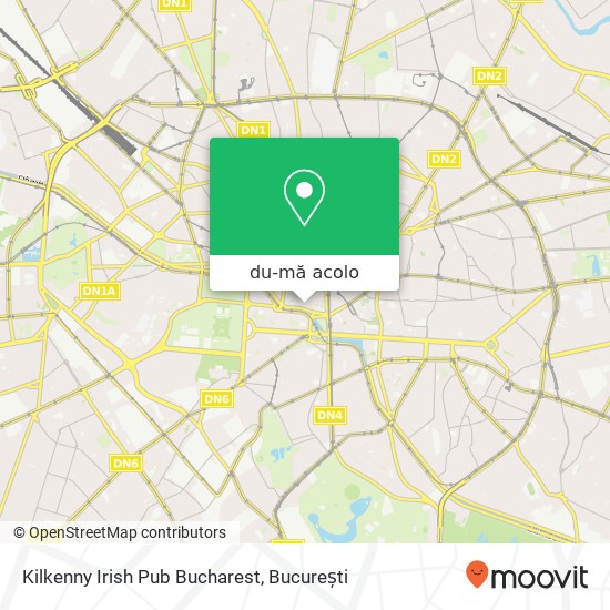 Hartă Kilkenny Irish Pub Bucharest, Strada Franceză 030105 București