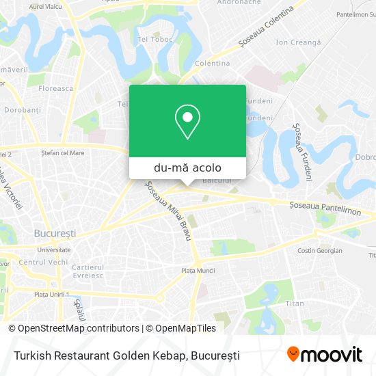Hartă Turkish Restaurant Golden Kebap