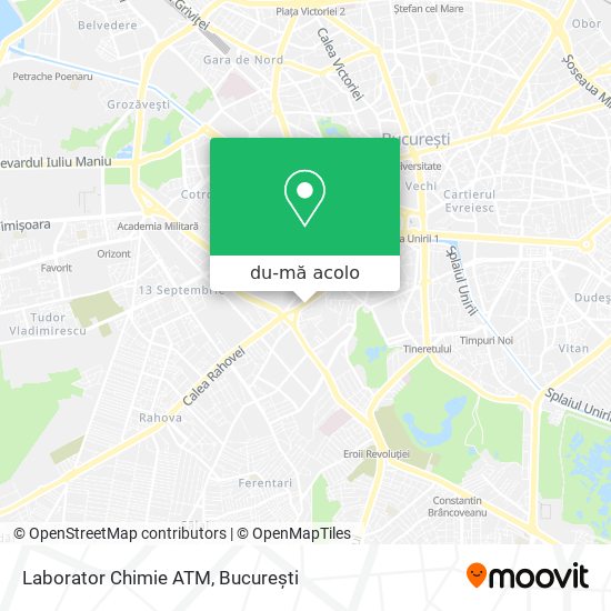 Hartă Laborator Chimie ATM