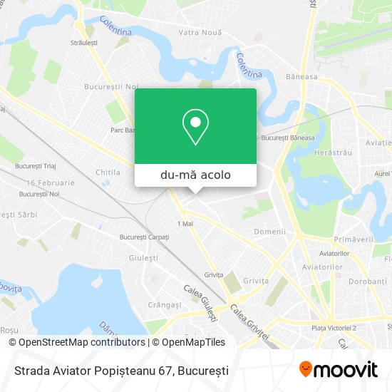 Hartă Strada Aviator Popișteanu 67