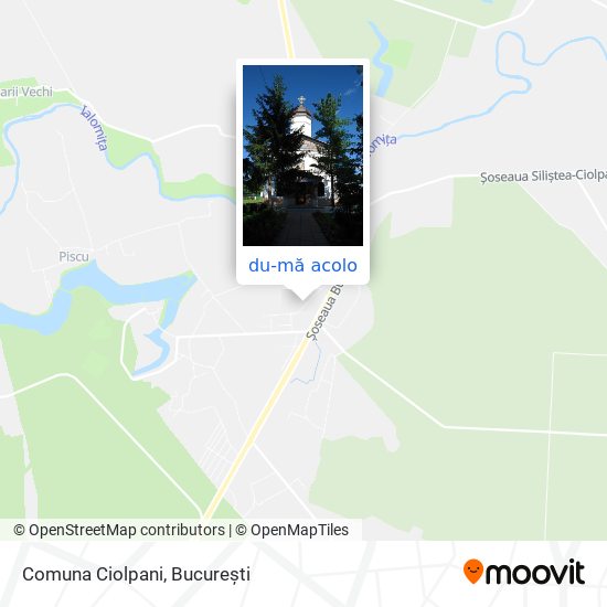 Hartă Comuna Ciolpani