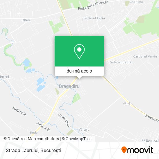 Hartă Strada Laurului
