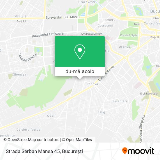 Hartă Strada Şerban Manea 45