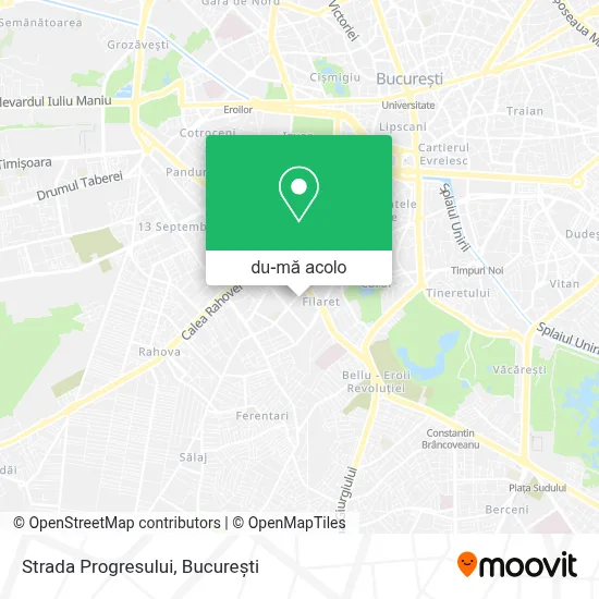 Hartă Strada Progresului